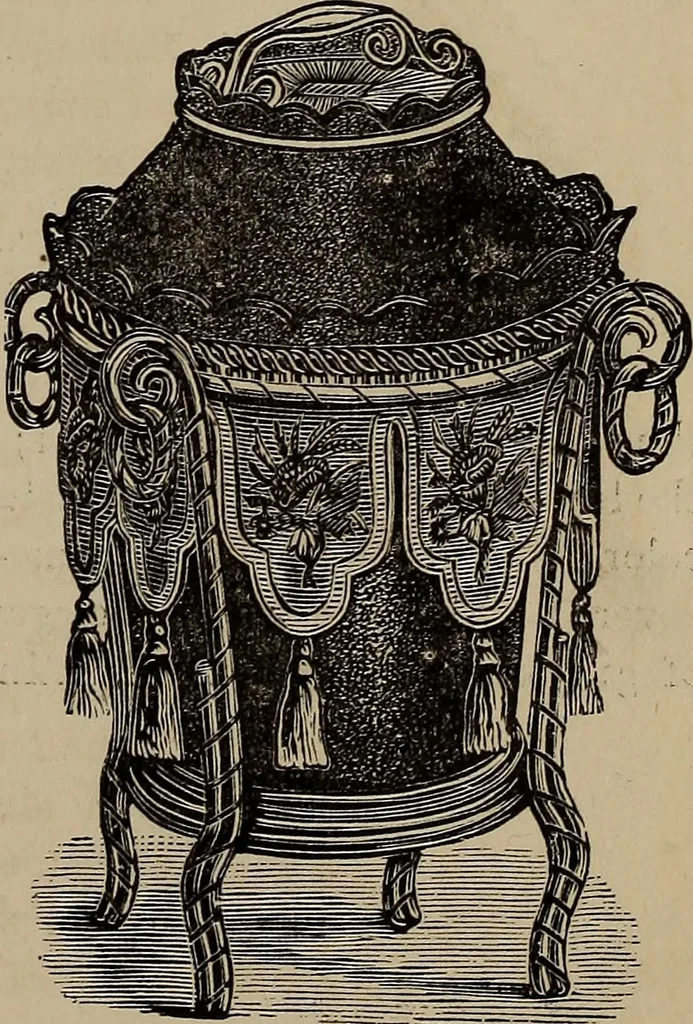 An illustration from Beautiful homes : or, Hints in house furnishing, 1878, leaf 318