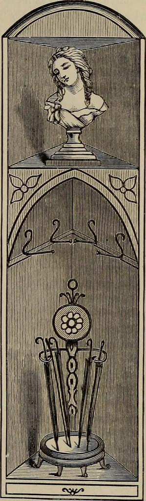 An illustration from Beautiful homes : or, Hints in house furnishing, 1878, leaf 32