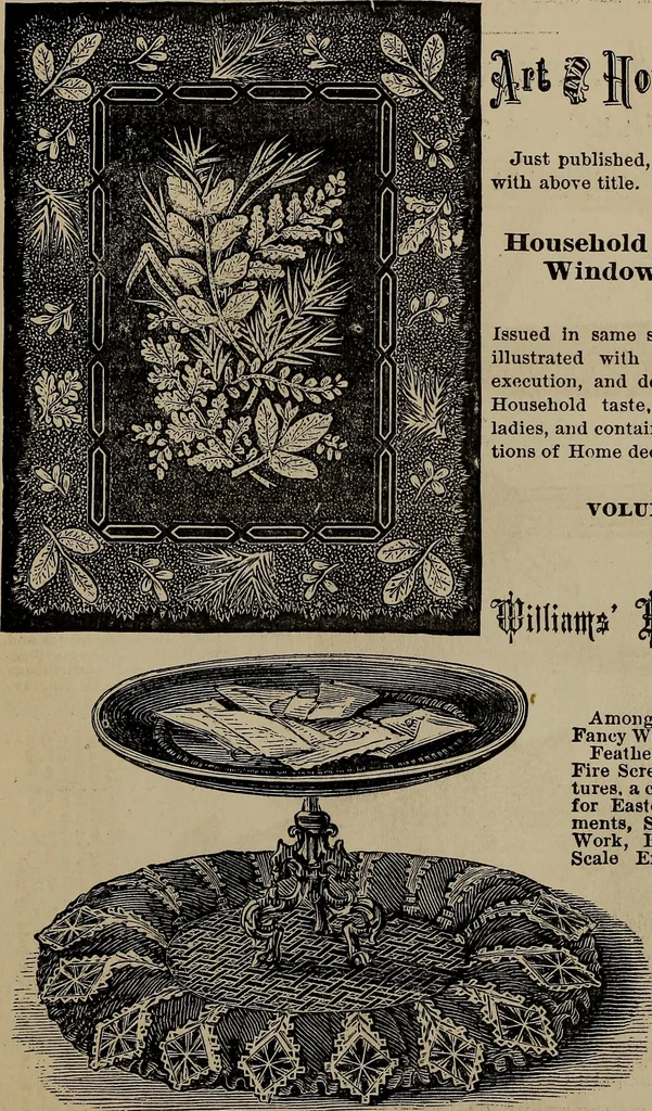 An illustration from Beautiful homes : or, Hints in house furnishing, 1878, leaf 322
