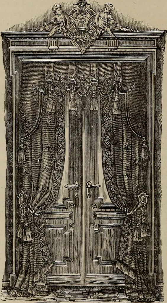 An illustration from Beautiful homes : or, Hints in house furnishing, 1878, leaf 61