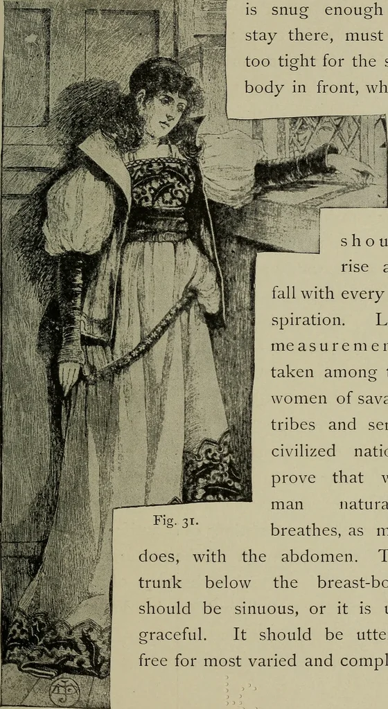 An illustration from Beauty of form and grace of vesture, 1892, leaf 108
