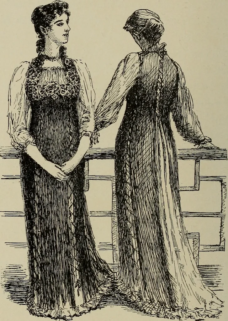An illustration from Beauty of form and grace of vesture, 1892, leaf 141