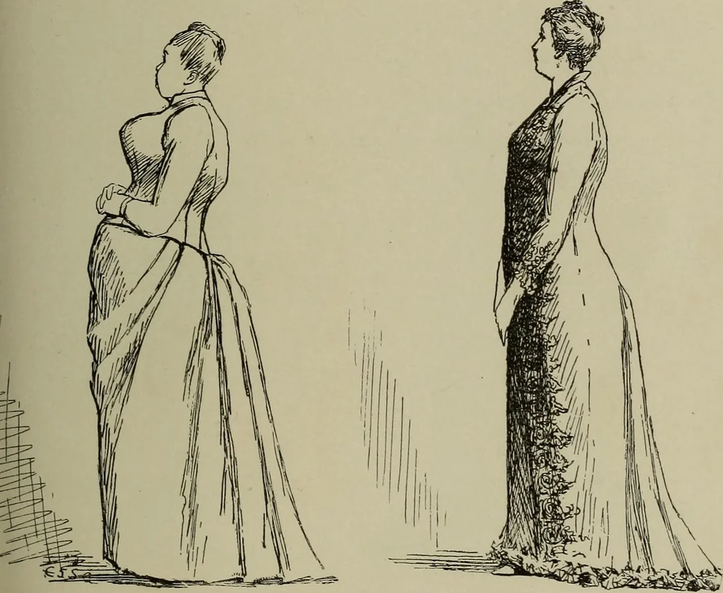An illustration from Beauty of form and grace of vesture, 1892, leaf 154