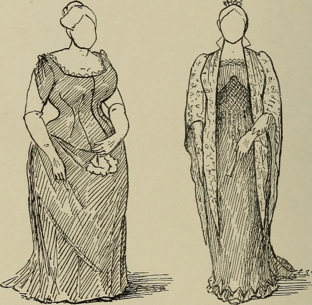 An illustration from Beauty of form and grace of vesture, 1892, leaf 155