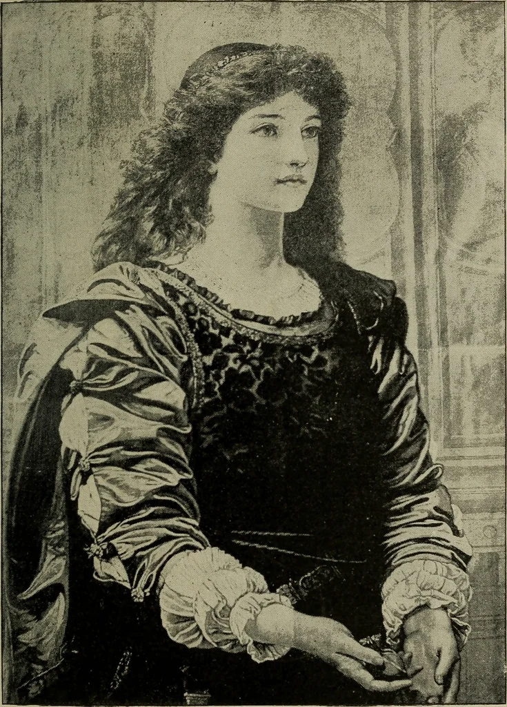 An illustration from Beauty of form and grace of vesture, 1892, leaf 24