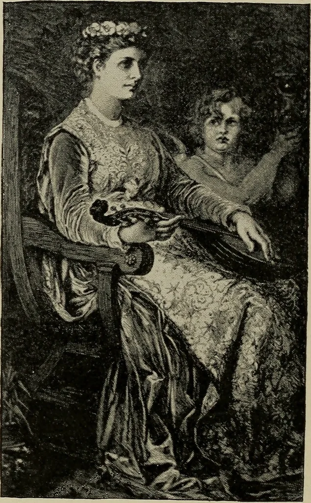 An illustration from Beauty of form and grace of vesture, 1892, leaf 27
