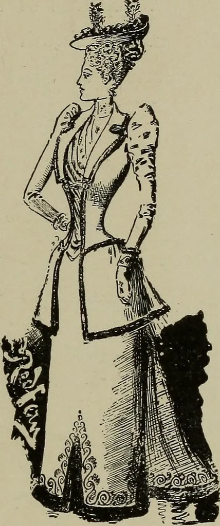 An illustration from Beauty of form and grace of vesture, 1892, leaf 28