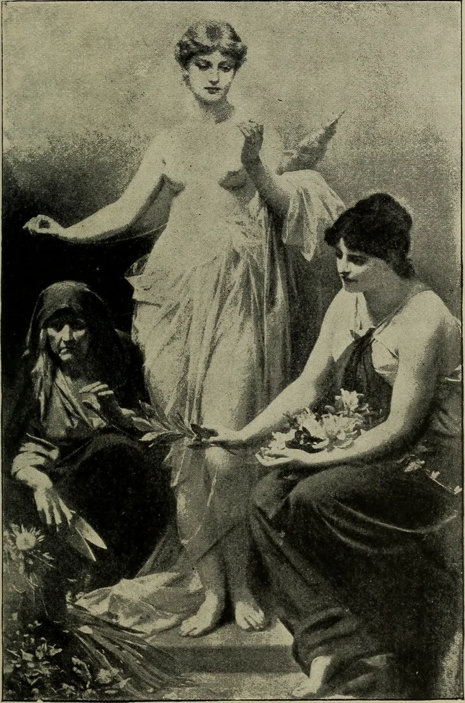 An illustration from Beauty of form and grace of vesture, 1892, leaf 60