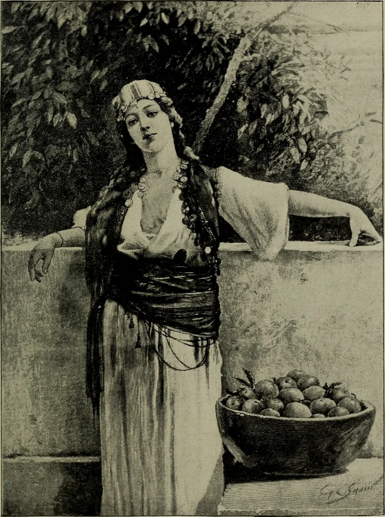 An illustration from Beauty of form and grace of vesture, 1892, leaf 98