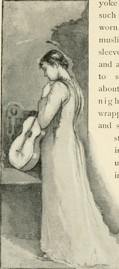An illustration from Beauty of form and grace of vesture, 1892, leaf 127