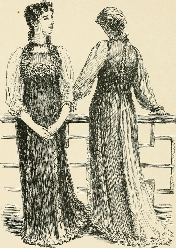 An illustration from Beauty of form and grace of vesture, 1892, leaf 139