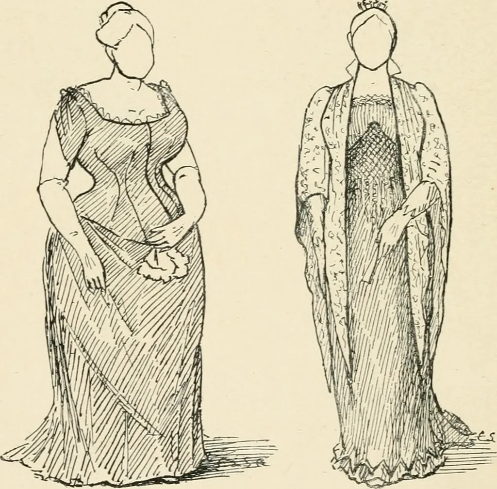 An illustration from Beauty of form and grace of vesture, 1892, leaf 153