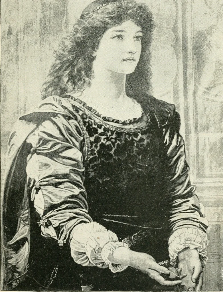 An illustration from Beauty of form and grace of vesture, 1892, leaf 22