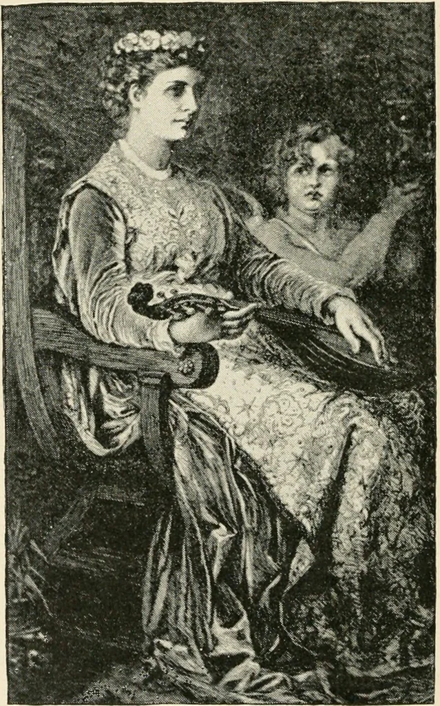An illustration from Beauty of form and grace of vesture, 1892, leaf 25