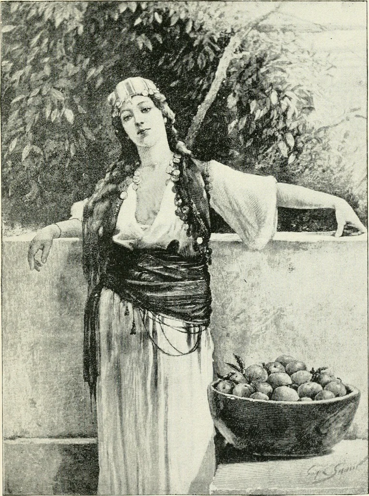 An illustration from Beauty of form and grace of vesture, 1892, leaf 96