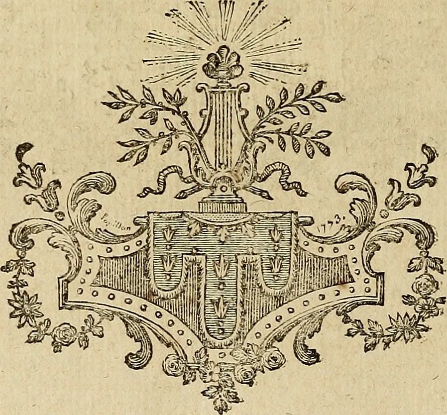An illustration from Beaux-arts, 1788, leaf 765