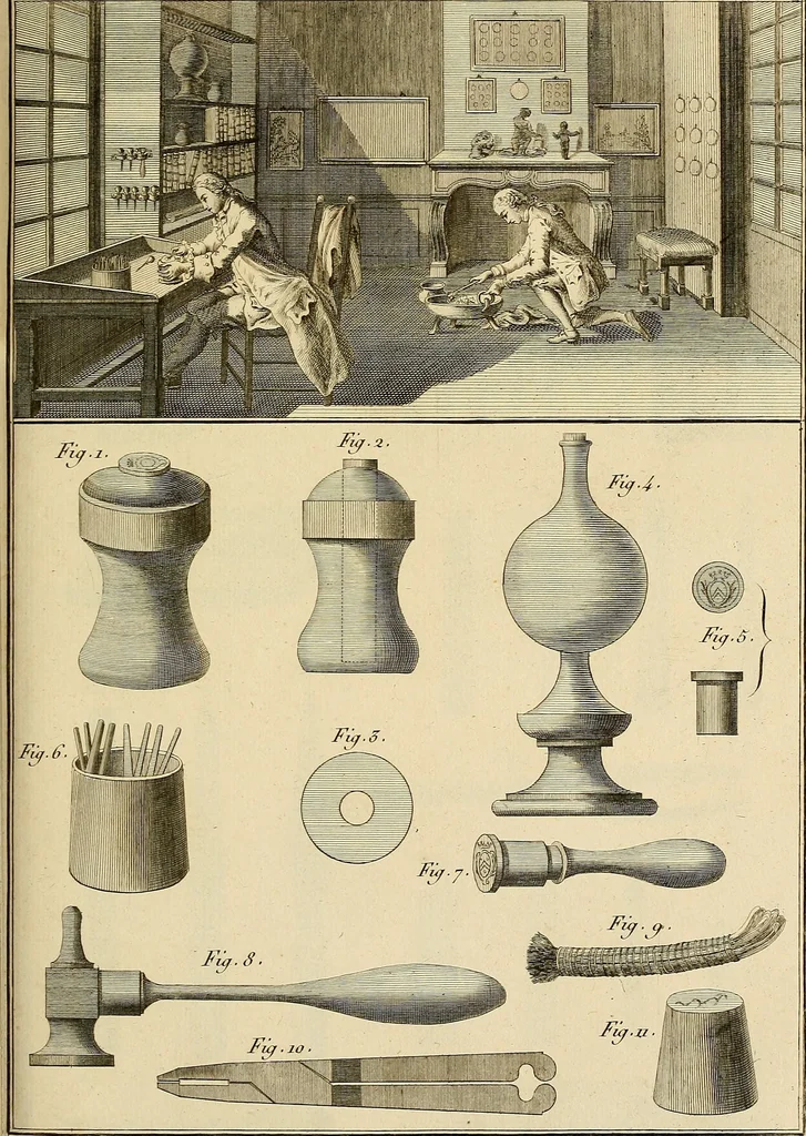 An illustration from Beaux-arts, 1788, leaf 140