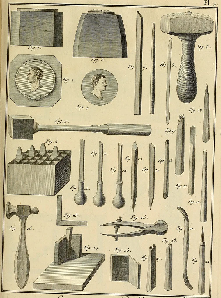An illustration from Beaux-arts, 1788, leaf 146