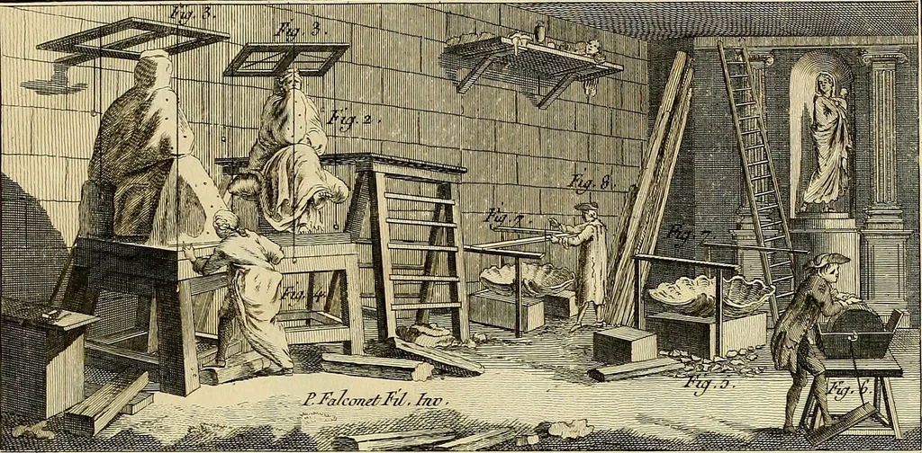 An illustration from Beaux-arts, 1788, leaf 228
