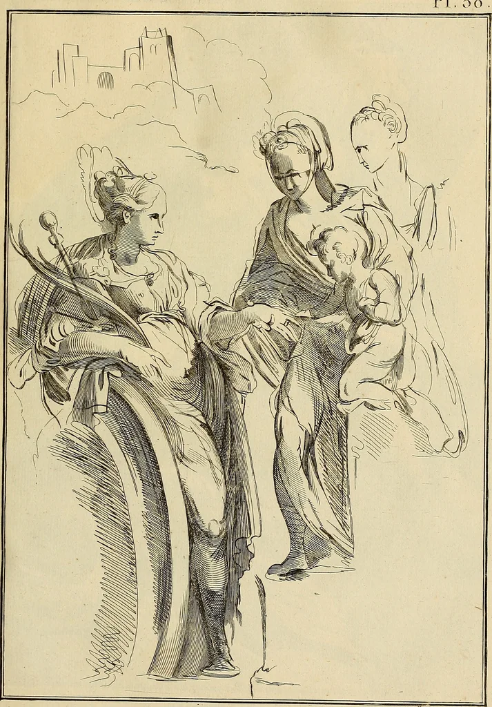 An illustration from Beaux-arts, 1788, leaf 80