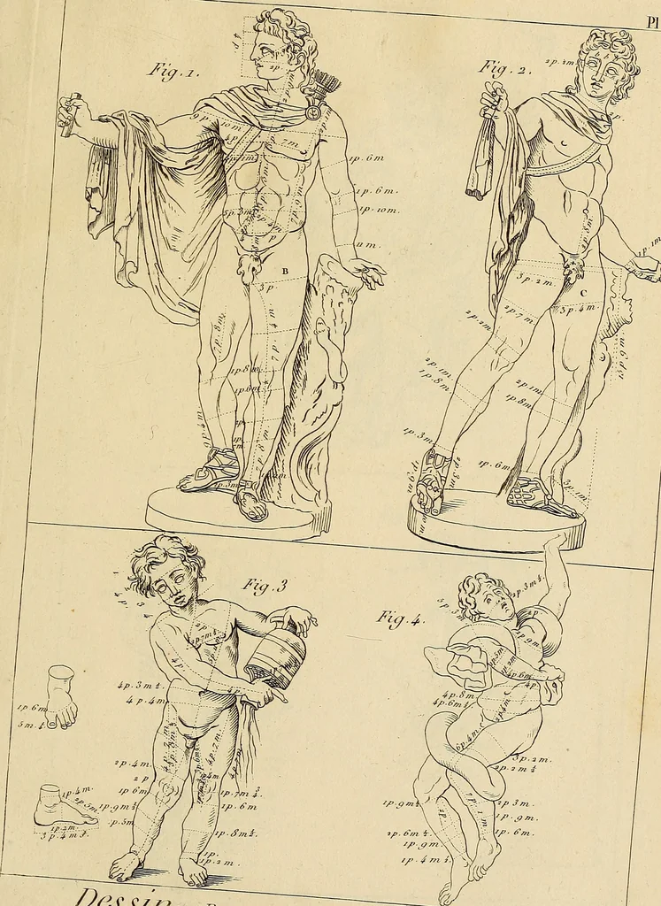An illustration from Beaux-arts, 1788, leaf 88