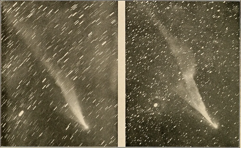 An illustration from A beginner's star-book; an easy guide to the stars and to the astronomical uses of the opera-glass, the field-glass and the telescope, 1912, leaf 109