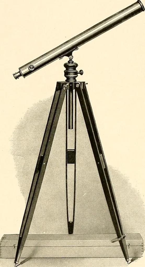 An illustration from A beginner's star-book; an easy guide to the stars and to the astronomical uses of the opera-glass, the field-glass and the telescope, 1912, leaf 120