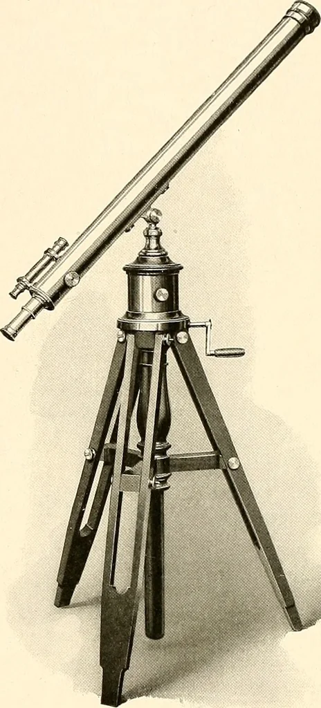 An illustration from A beginner's star-book; an easy guide to the stars and to the astronomical uses of the opera-glass, the field-glass and the telescope, 1912, leaf 122