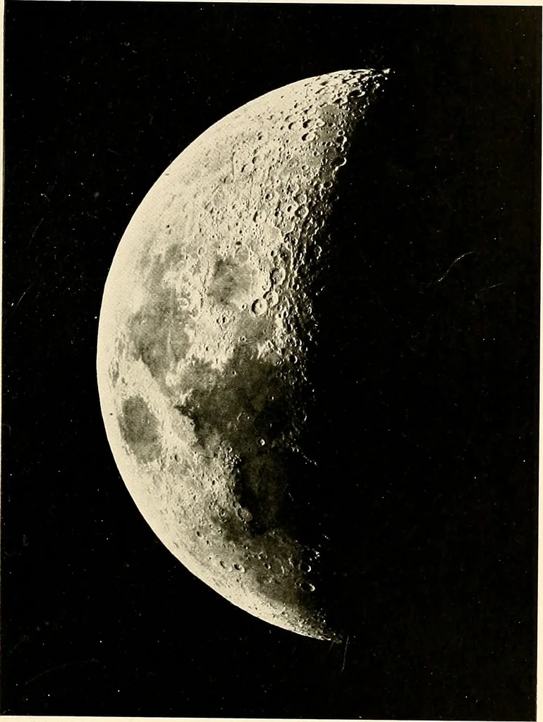 An illustration from A beginner's star-book; an easy guide to the stars and to the astronomical uses of the opera-glass, the field-glass and the telescope, 1912, leaf 90