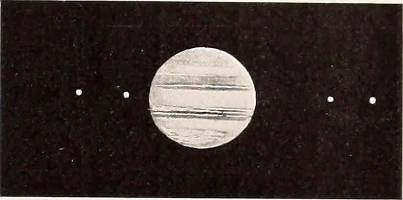 An illustration from A beginner's star-book; an easy guide to the stars and to the astronomical uses of the opera-glass, the field-glass and the telescope, 1912, leaf 104