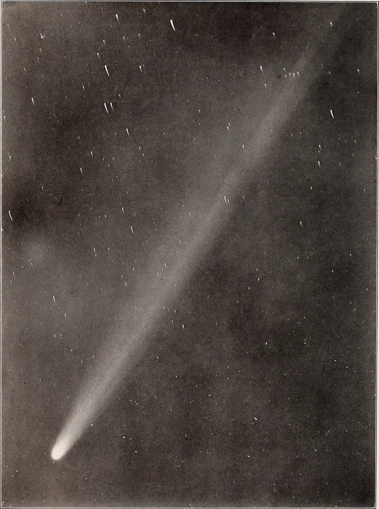 An illustration from A beginner's star-book; an easy guide to the stars and to the astronomical uses of the opera-glass, the field-glass and the telescope, 1912, leaf 107