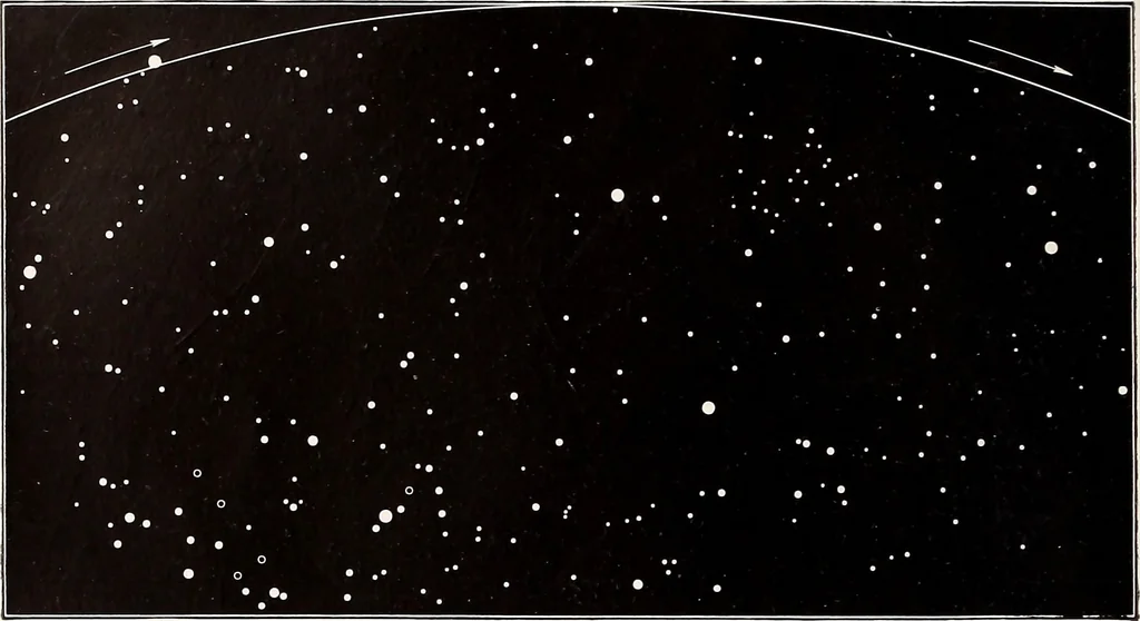 An illustration from A beginner's star-book; an easy guide to the stars and to the astronomical uses of the opera-glass, the field-glass and the telescope, 1912, leaf 67