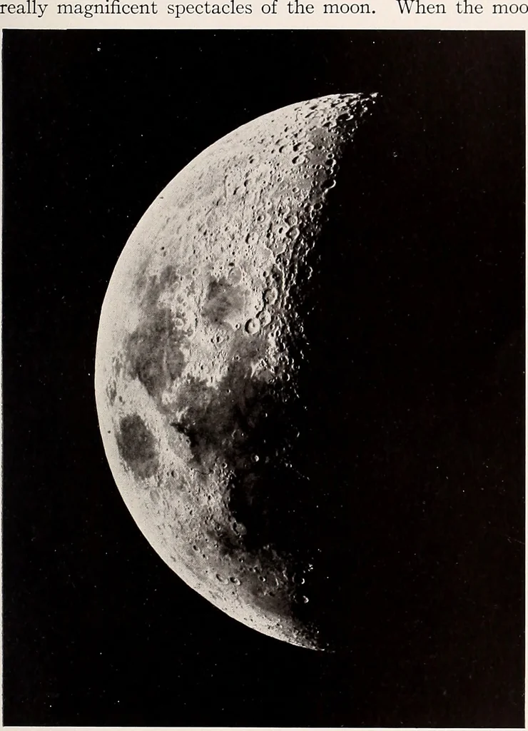 An illustration from A beginner's star-book; an easy guide to the stars and to the astronomical uses of the opera-glass, the field-glass and the telescope, 1912, leaf 90