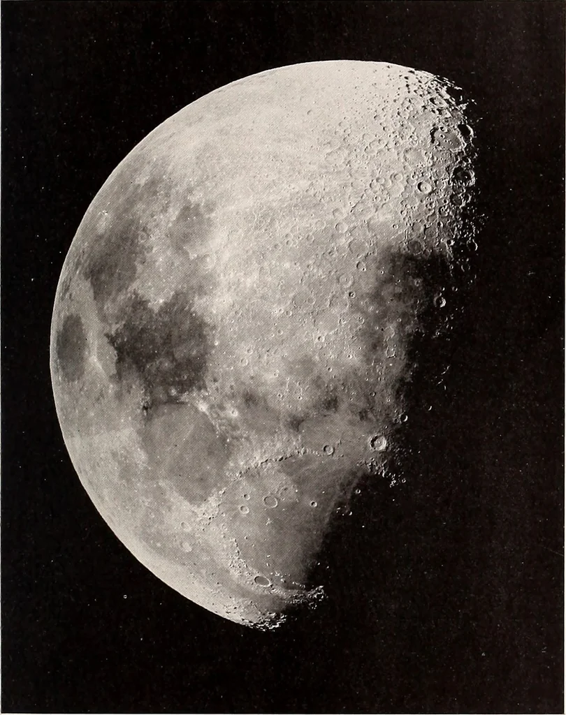 An illustration from A beginner's star-book; an easy guide to the stars and to the astronomical uses of the opera-glass, the field-glass and the telescope, 1912, leaf 92