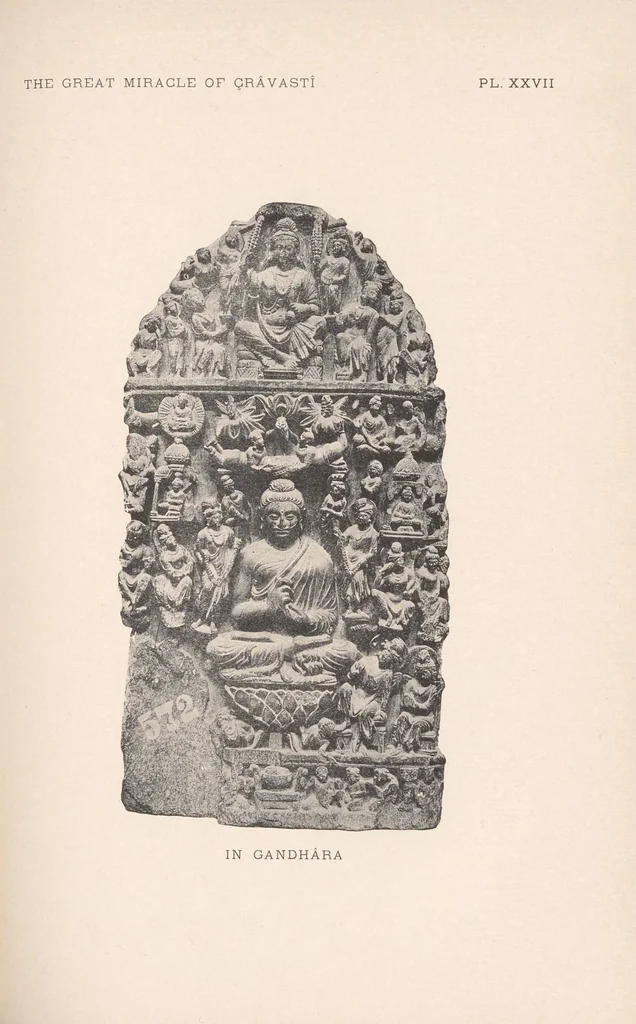 An illustration from The beginnings of Buddhist art : and other essays in Indian and Central-Asian archeology, 1917, leaf 315