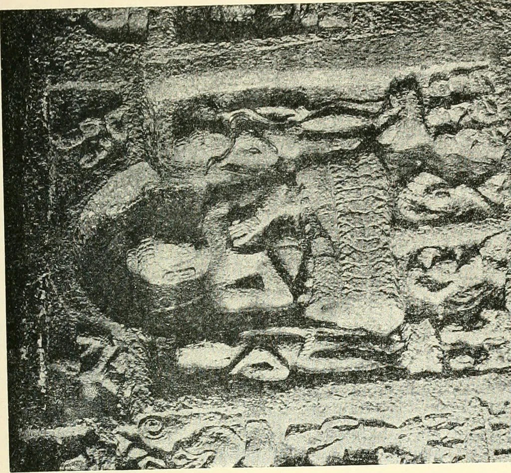 An illustration from The beginnings of Buddhist art, and other essays in Indian and Central-Asian archæology, 1917, leaf 294