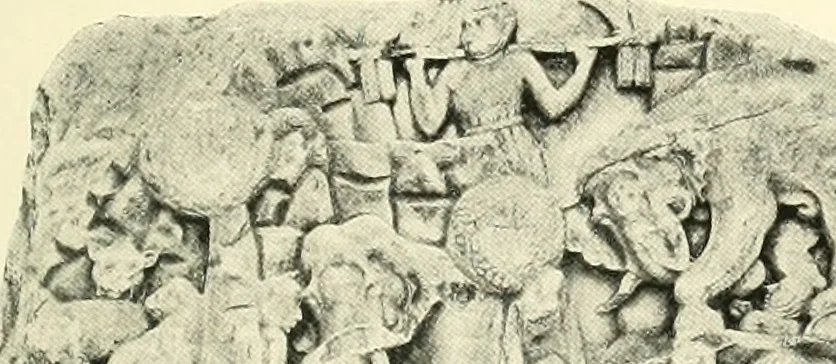 An illustration from The beginnings of Buddhist art, and other essays in Indian and Central-Asian archæology, 1917, leaf 334