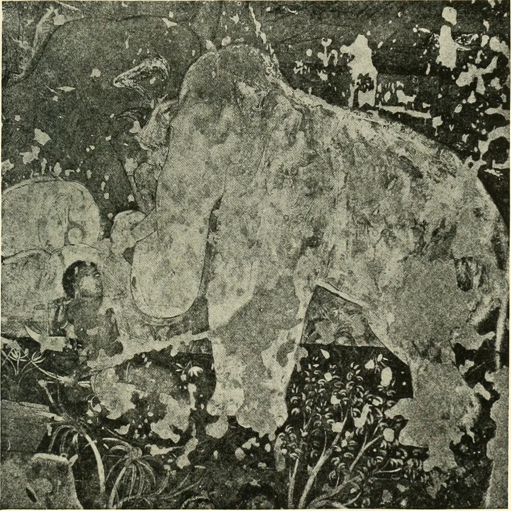 An illustration from The beginnings of Buddhist art, and other essays in Indian and Central-Asian archæology, 1917, leaf 338