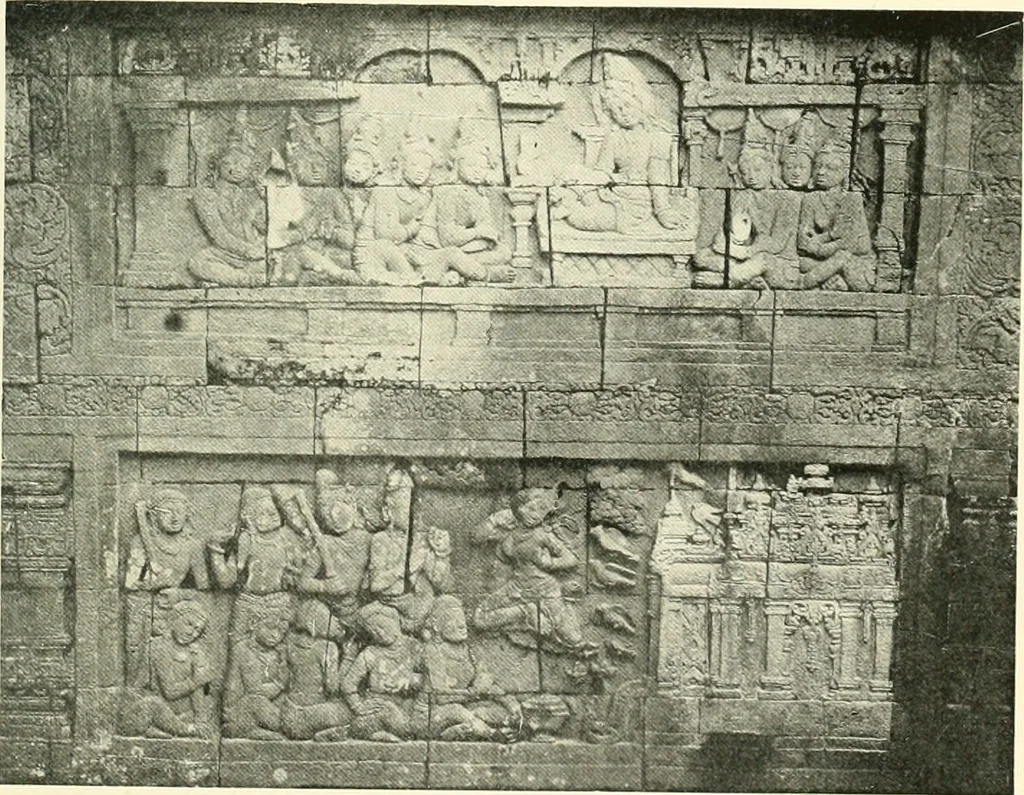 An illustration from The beginnings of Buddhist art, and other essays in Indian and Central-Asian archæology, 1917, leaf 424