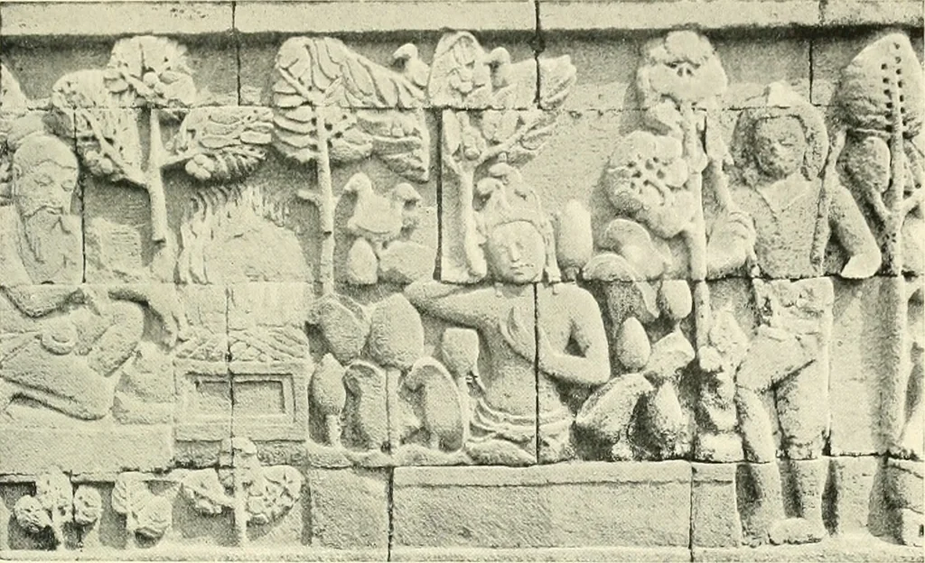An illustration from The beginnings of Buddhist art, and other essays in Indian and Central-Asian archæology, 1917, leaf 424