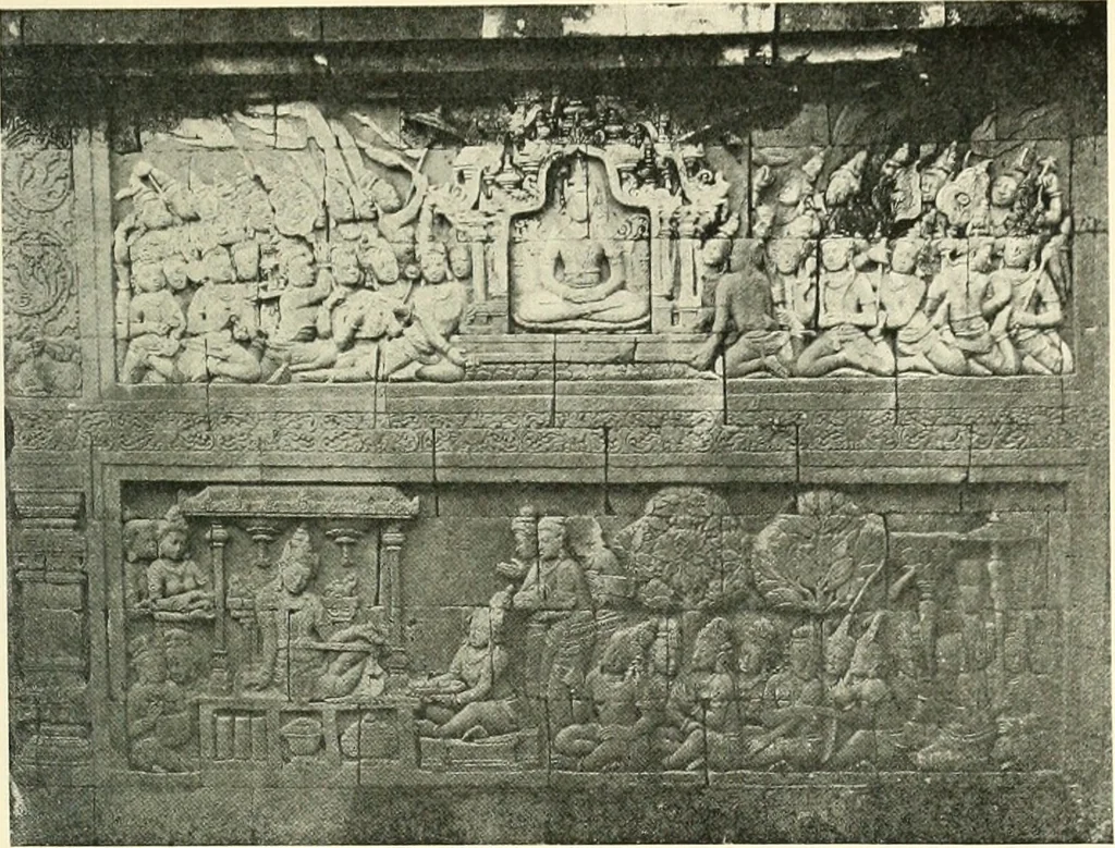 An illustration from The beginnings of Buddhist art, and other essays in Indian and Central-Asian archæology, 1917, leaf 428