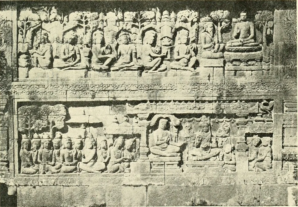 An illustration from The beginnings of Buddhist art, and other essays in Indian and Central-Asian archæology, 1917, leaf 436
