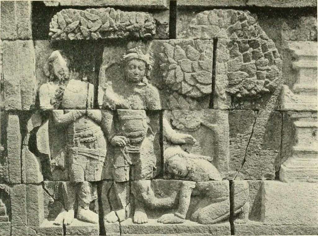 An illustration from The beginnings of Buddhist art, and other essays in Indian and Central-Asian archæology, 1917, leaf 456