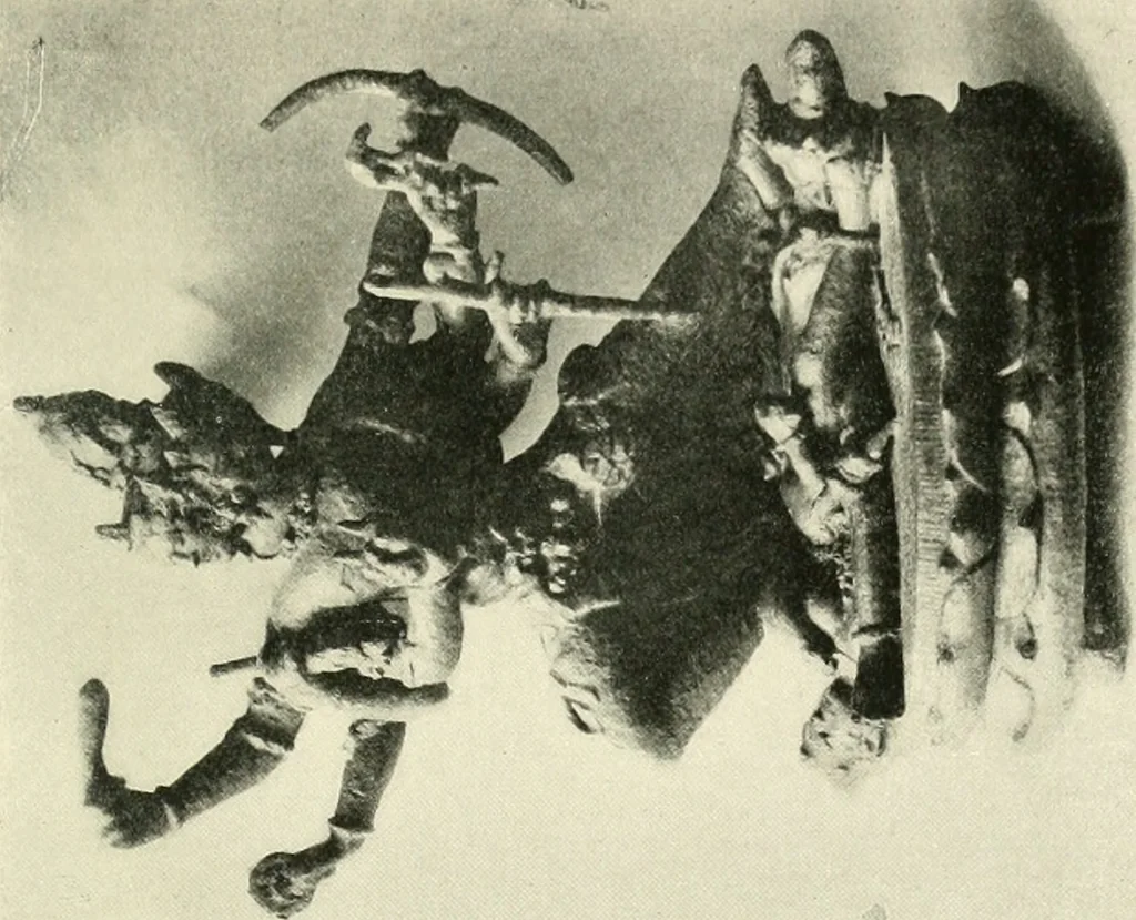 An illustration from The beginnings of Buddhist art, and other essays in Indian and Central-Asian archæology, 1917, leaf 460