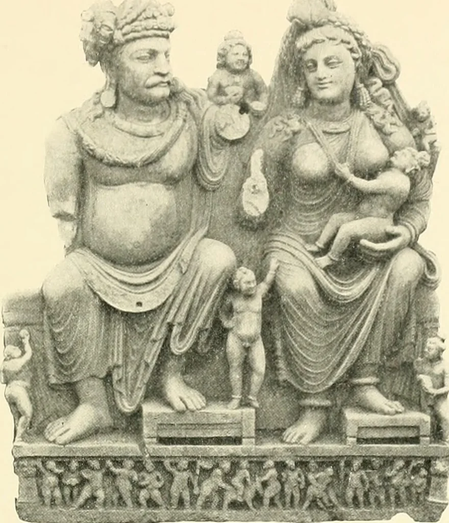 An illustration from The beginnings of Buddhist art, and other essays in Indian and Central-Asian archæology, 1917, leaf 502
