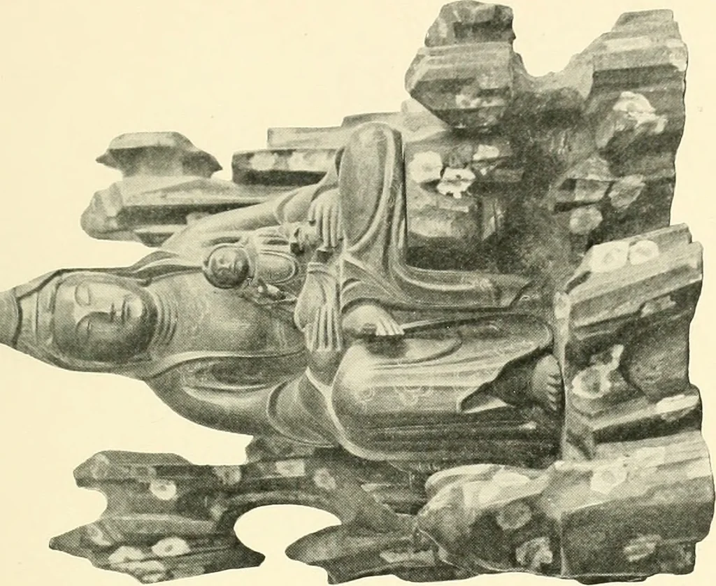 An illustration from The beginnings of Buddhist art, and other essays in Indian and Central-Asian archæology, 1917, leaf 506