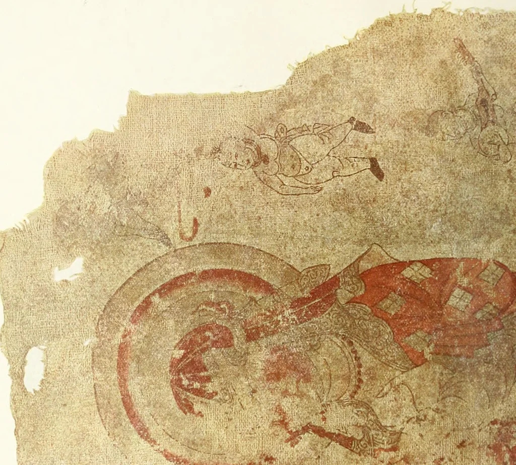 An illustration from The beginnings of Buddhist art, and other essays in Indian and Central-Asian archæology, 1917, leaf 7