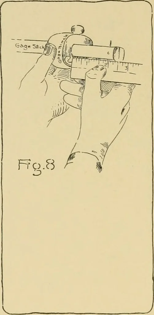 An illustration from Beginning woodwork at home and in school, 1907, leaf 18