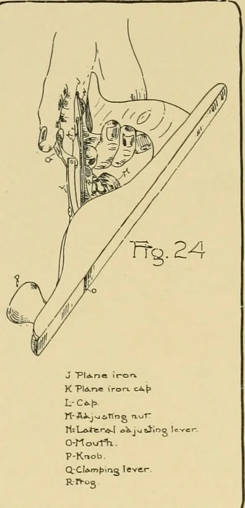 An illustration from Beginning woodwork at home and in school, 1907, leaf 28