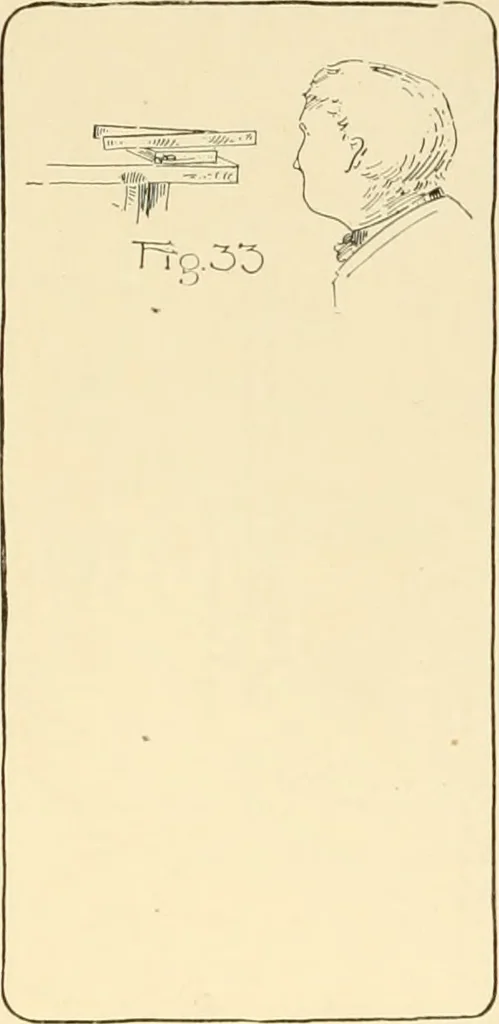 An illustration from Beginning woodwork at home and in school, 1907, leaf 35
